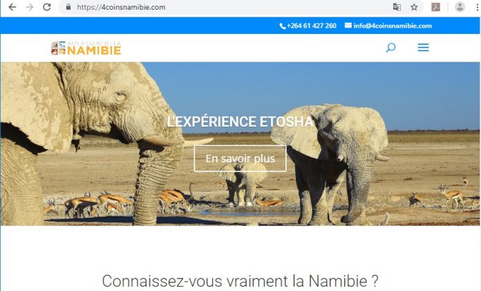 Screenshot Aux 4 coins de la Namibie