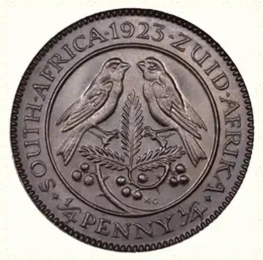 Münze mit Kapsperlingen