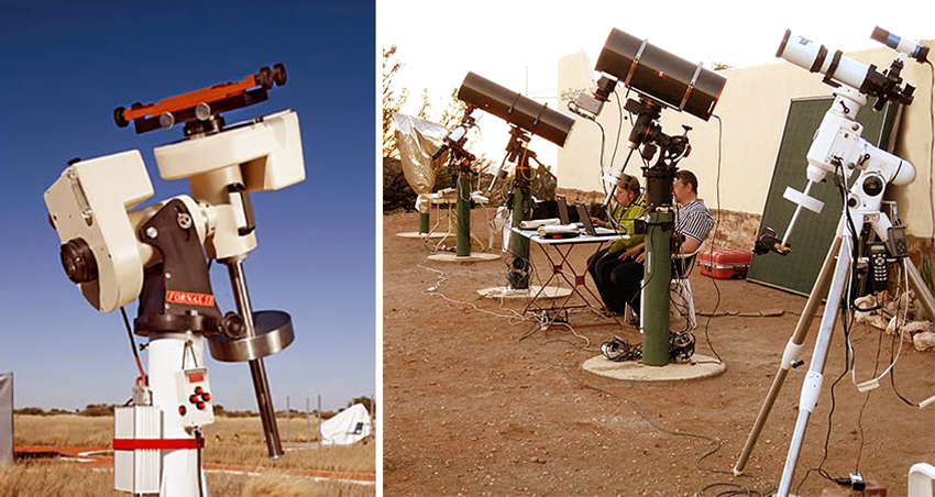 Teleskope Astrofarmen Kiripotib und Hakos