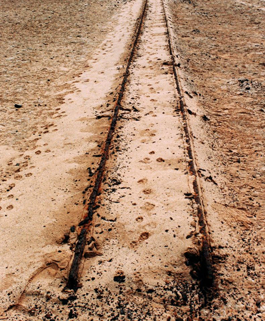 Eisenbahnschienen, Kreuzkap, Namibia