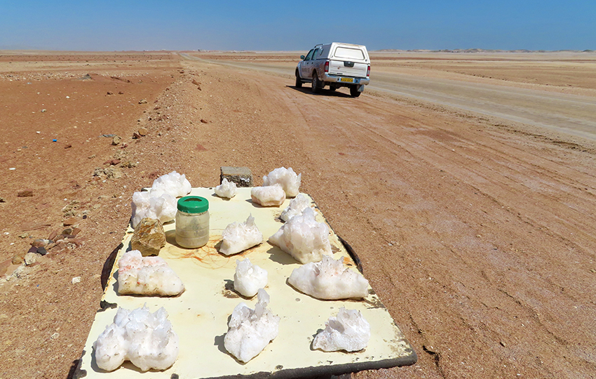 Salzkristalle, Namibia