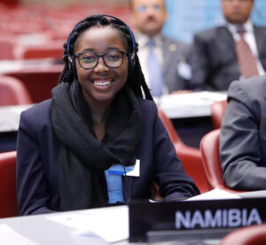 Namibias Vize-Ministerin Emma Theofelus